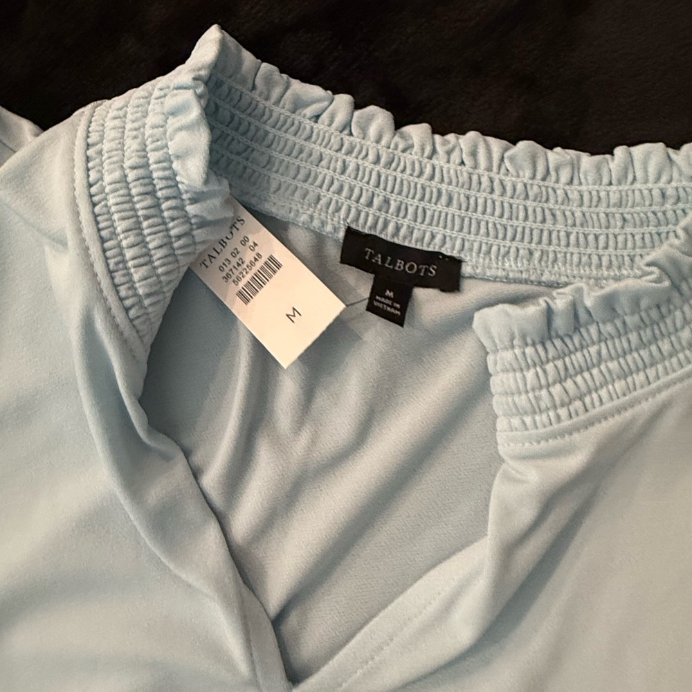 Talbots Sky Blue Top